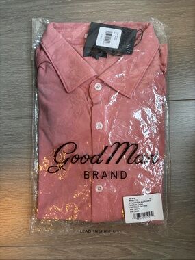 Good Man Brand Men’s Pink Button-Up Shirt. NEW WITH TAGS. XL.